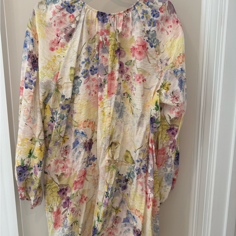 NWT H&M Floral Long-Sleeve Dress - Picture 3 of 3
